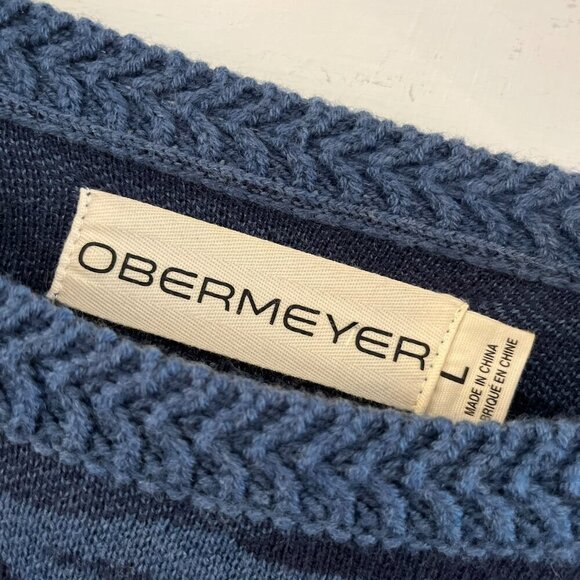 Obermeyer MEn's Blue Chase Camo Outdoor Winter Sweater Sz Lr - Picture 5 of 10
